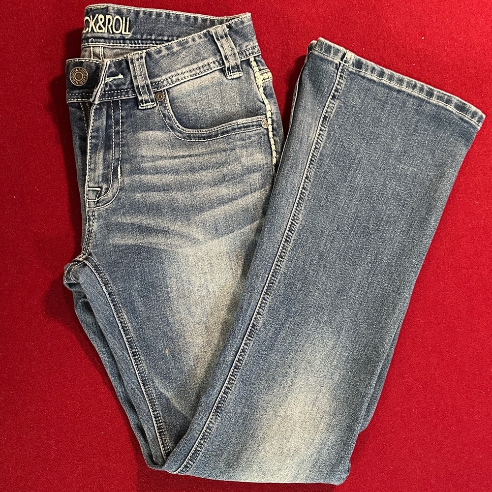 Rock & Roll Cowgirl Denim Flare Jeans